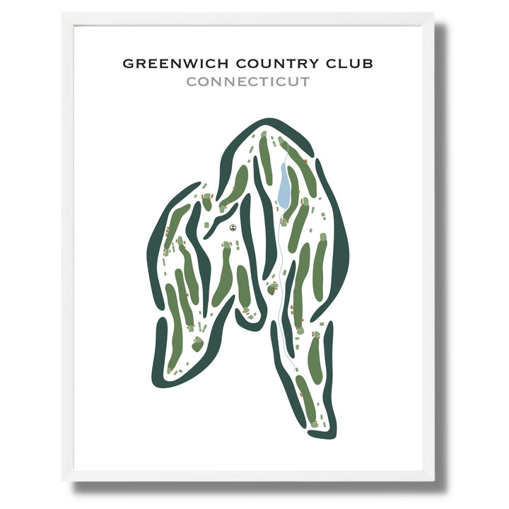 Greenwich Country Club, Connecticut - Printed Golf Courses