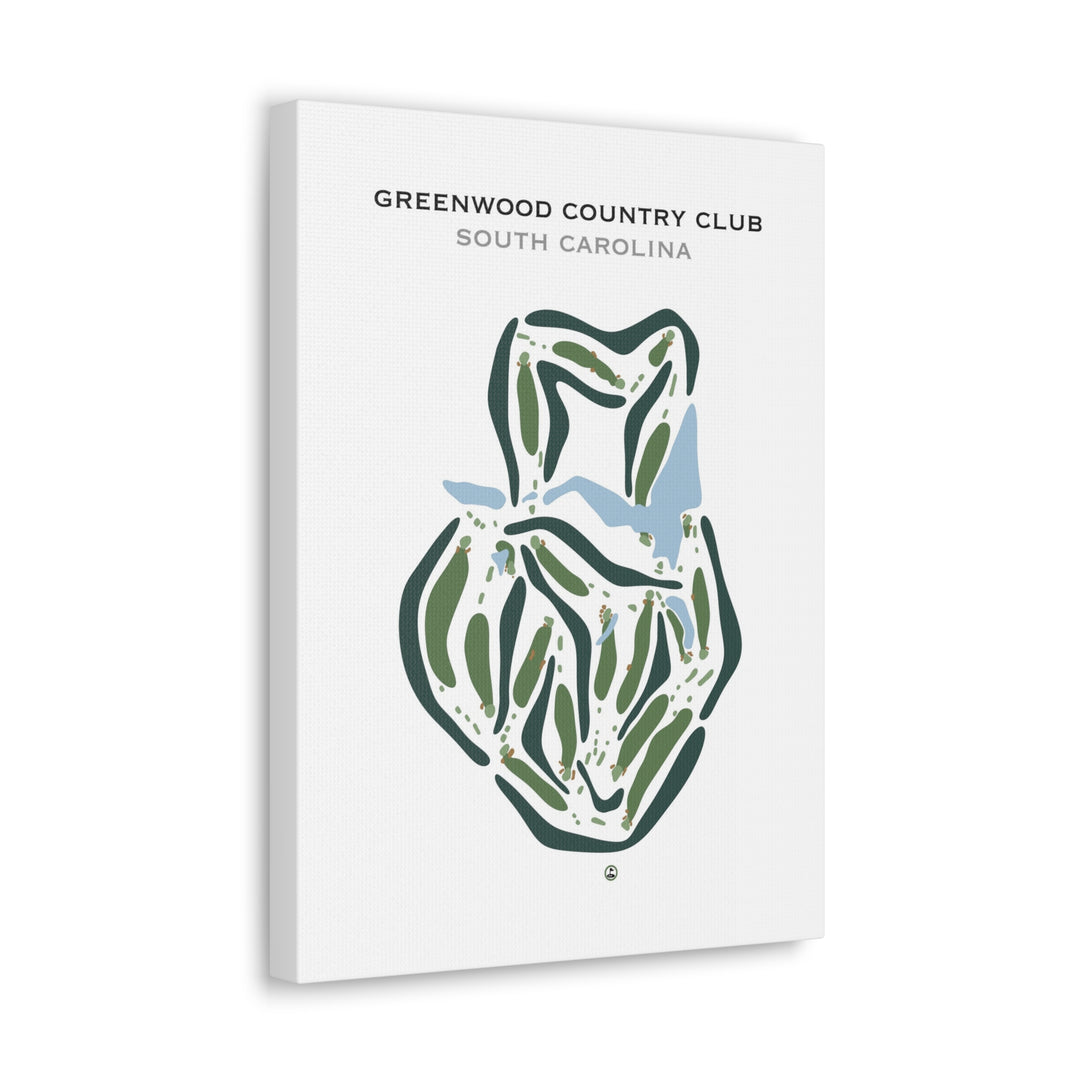 Greenwood Country Club, South Carolina - Printed Golf Courses