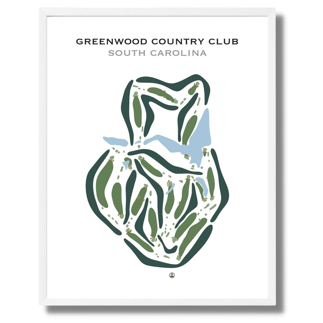 Greenwood Country Club, South Carolina - Printed Golf Courses