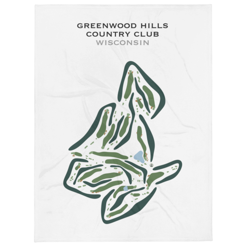 Greenwood Hills Country Club, Wisconsin - Printed Golf Courses