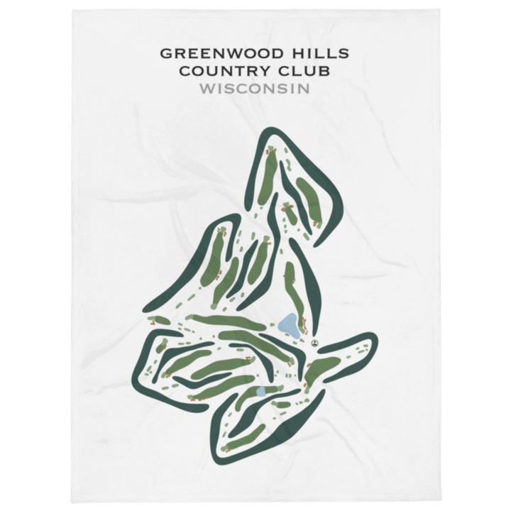 Greenwood Hills Country Club, Wisconsin - Printed Golf Courses