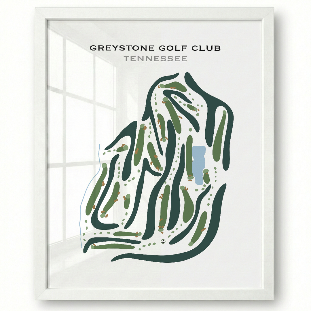 GreyStone Golf Club, Tennessee - Printed Golf Courses