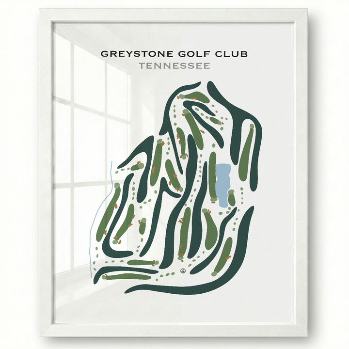 GreyStone Golf Club, Tennessee - Printed Golf Courses