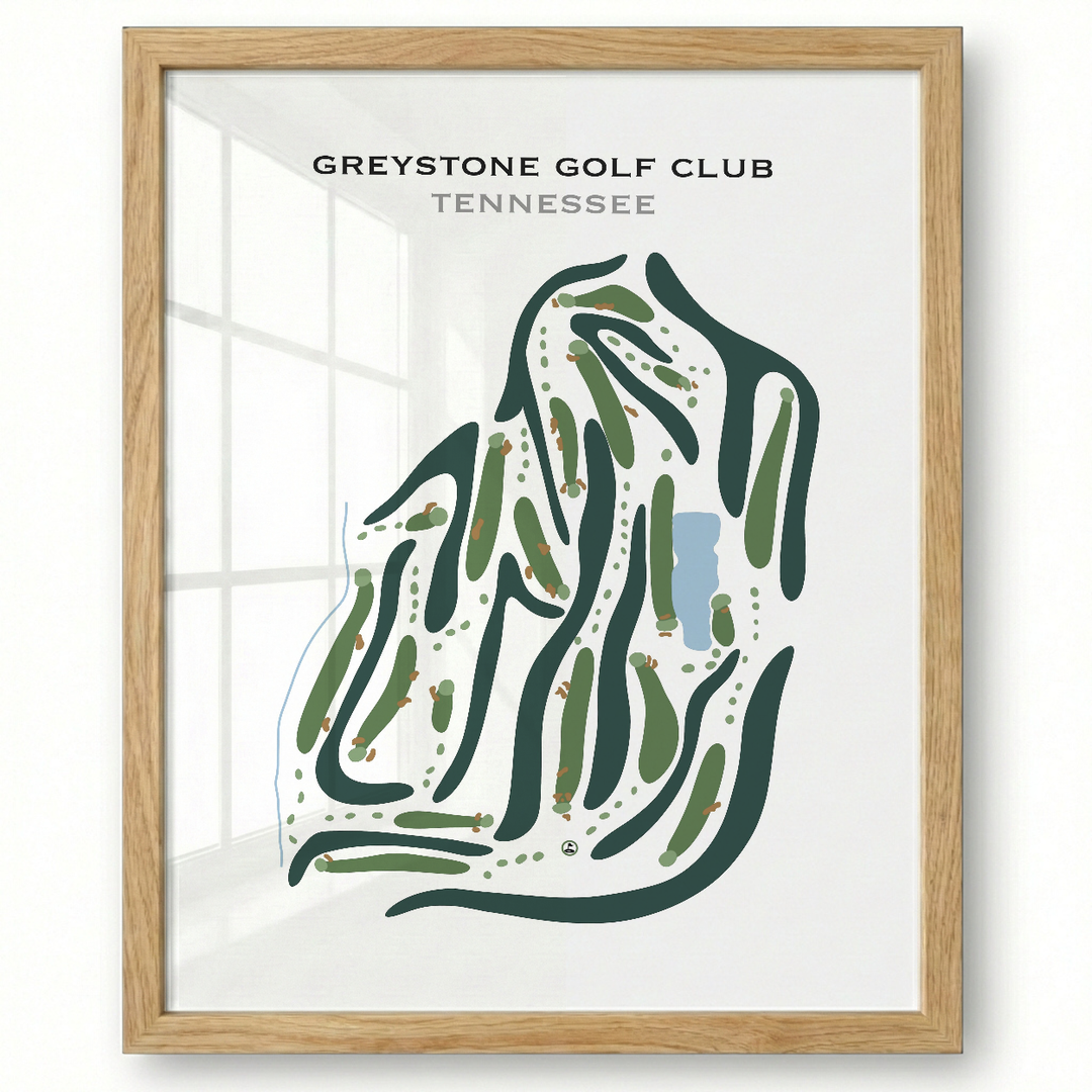 GreyStone Golf Club, Tennessee - Printed Golf Courses