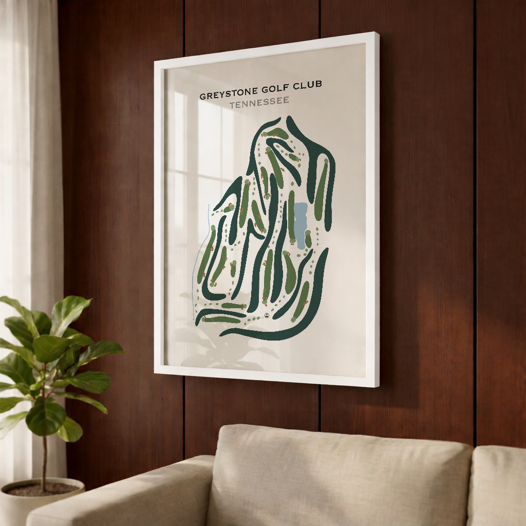 GreyStone Golf Club, Tennessee - Printed Golf Courses