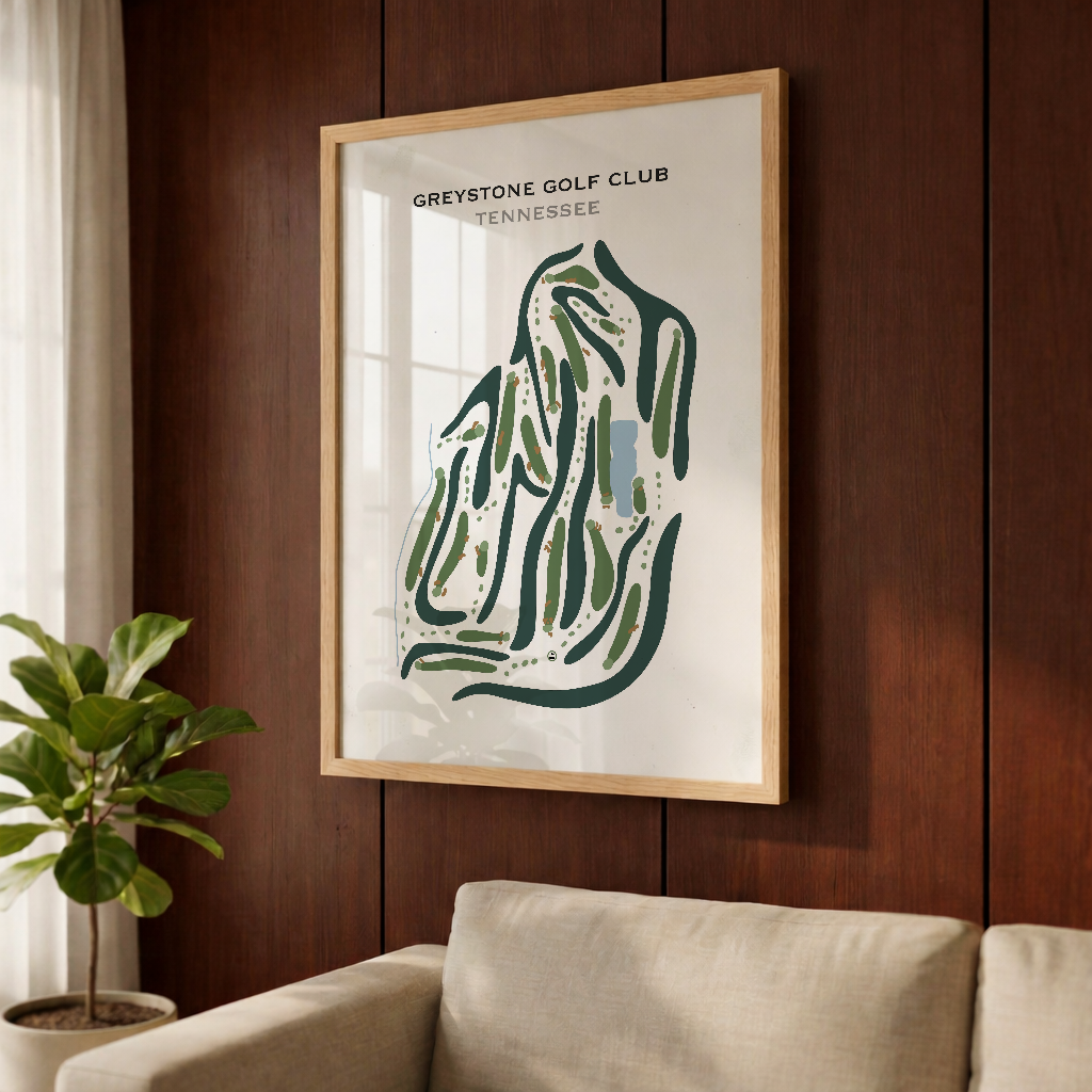 GreyStone Golf Club, Tennessee - Printed Golf Courses