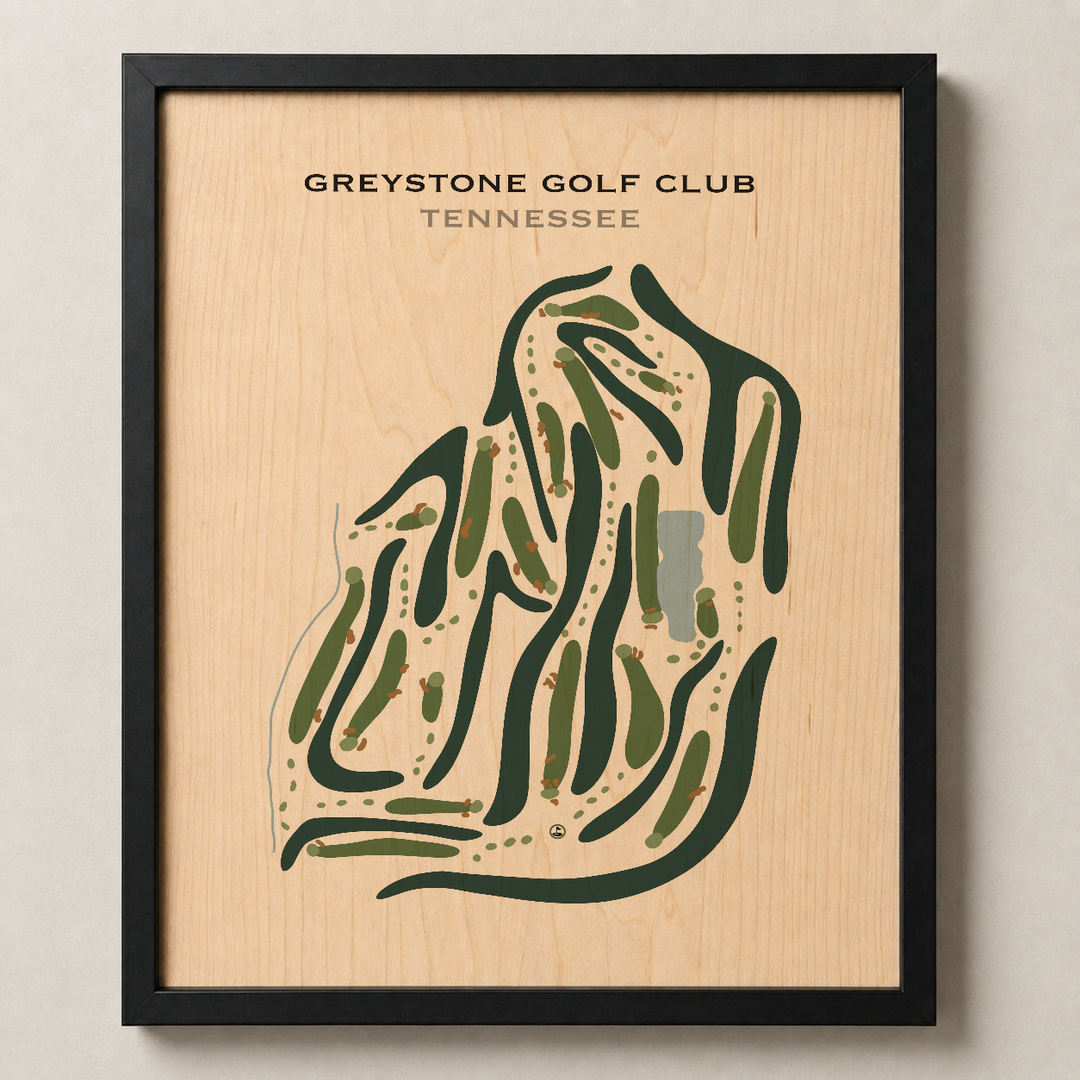 GreyStone Golf Club, Tennessee - Printed Golf Courses