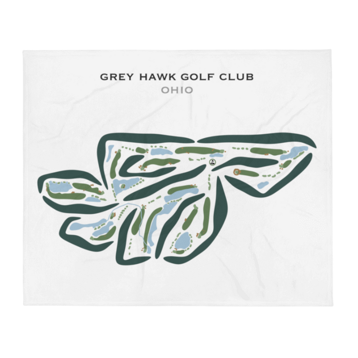 Grey Hawk Golf Club, Ohio - Printed Golf Courses