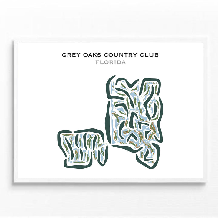 Grey Oaks Country Club, Florida - Printed Golf Courses