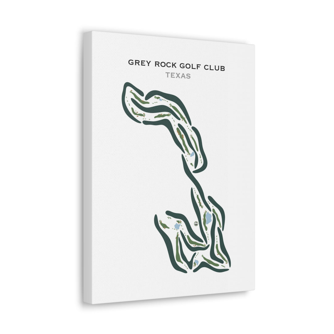 Grey Rock Golf Club, Texas - Printed Golf Courses
