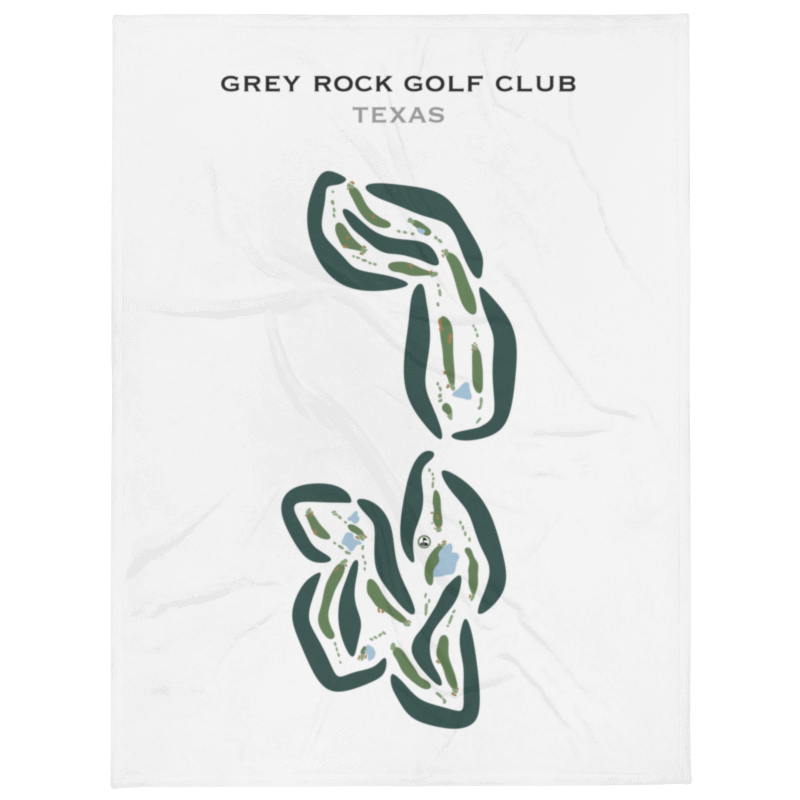 Grey Rock Golf Club, Texas - Printed Golf Courses