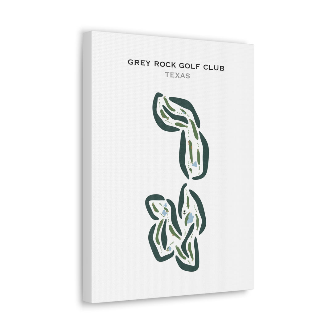Grey Rock Golf Club, Texas - Printed Golf Courses