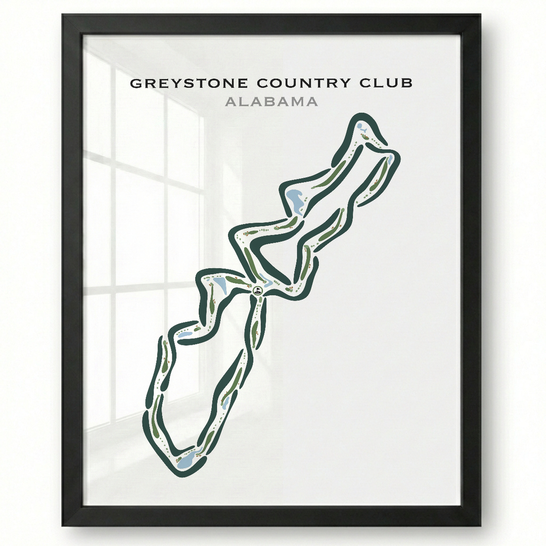 Greystone Country Club, Alabama - Printed Golf Courses