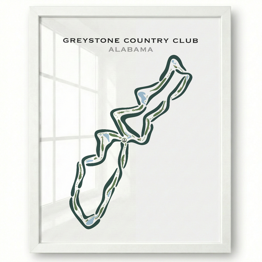 Greystone Country Club, Alabama - Printed Golf Courses