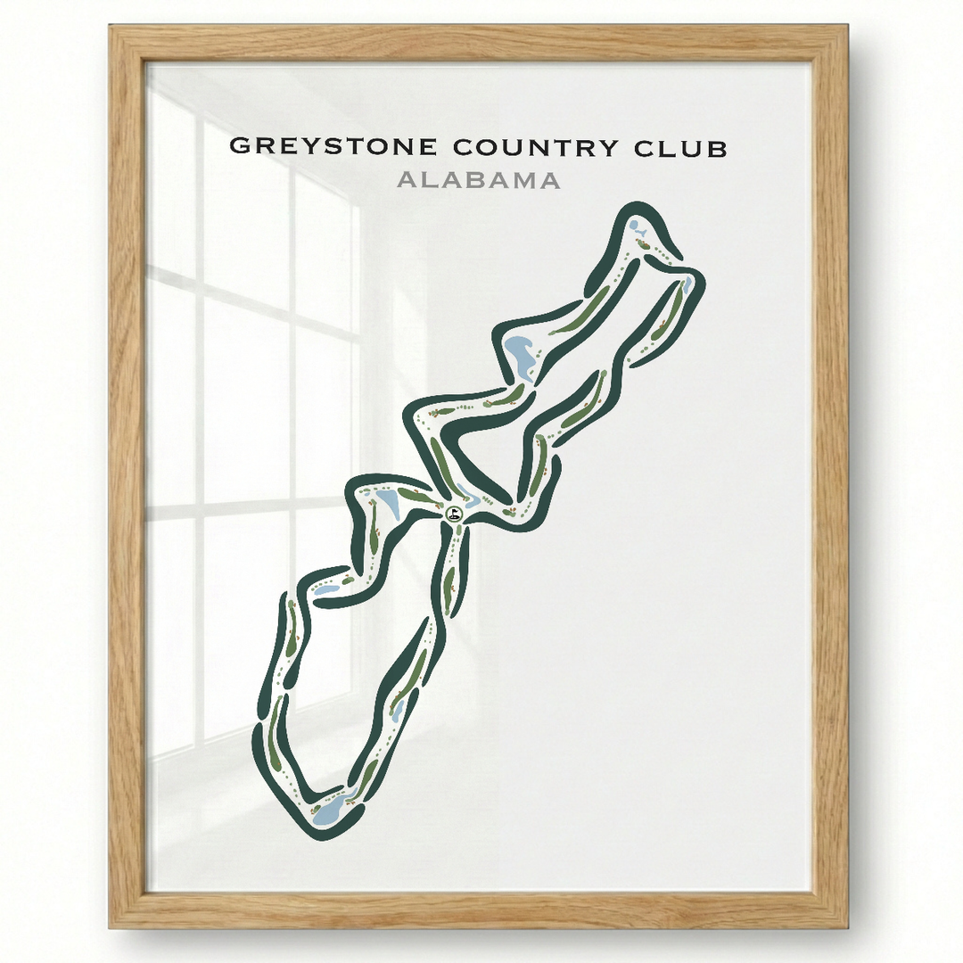 Greystone Country Club, Alabama - Printed Golf Courses