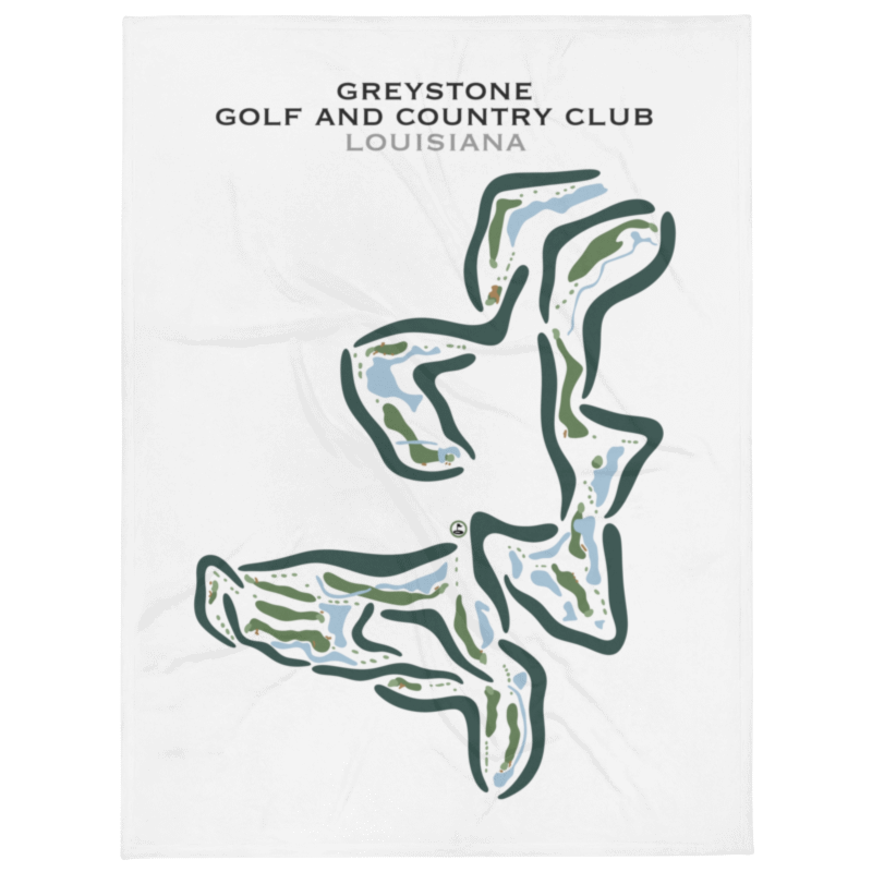 Greystone Golf & Country Club, Louisiana - Printed Golf Courses