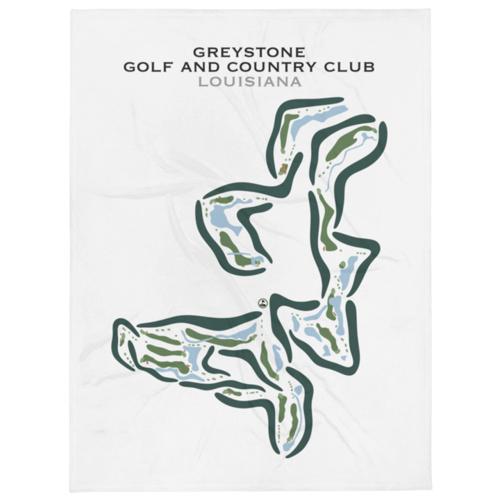Greystone Golf & Country Club, Louisiana - Printed Golf Courses