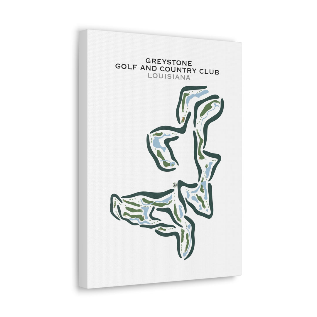 Greystone Golf & Country Club, Louisiana - Printed Golf Courses
