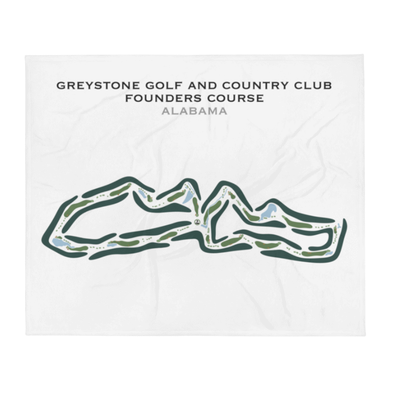 Greystone Golf & Country Club - Founders Course, Alabama - Printed Golf Course