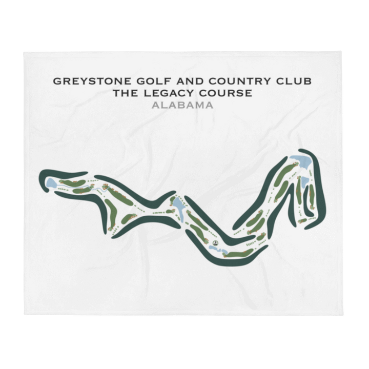 Greystone Golf & Country Club - The Legacy Course, Alabama - Printed Golf Course