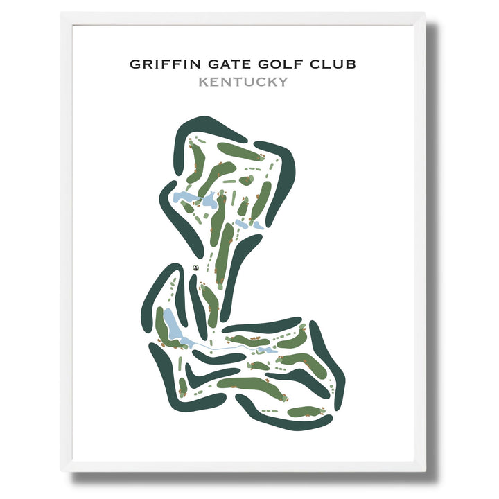 Griffin Gate Golf Club, Kentucky - Printed Golf Courses