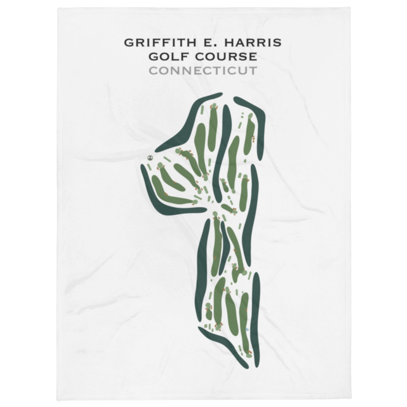 Griffith E Harris Golf Course, Connecticut - Printed Golf Course