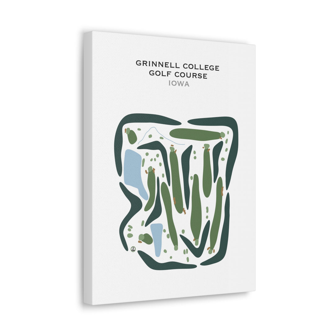 Grinnell College Golf Course, Iowa - Printed Golf Courses