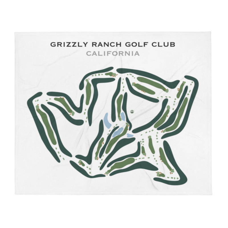 Grizzly Ranch Golf Club, California - Printed Golf Course
