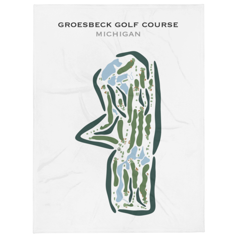 Groesbeck Golf Course, Michigan - Printed Golf Courses