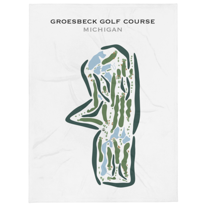 Groesbeck Golf Course, Michigan - Printed Golf Courses