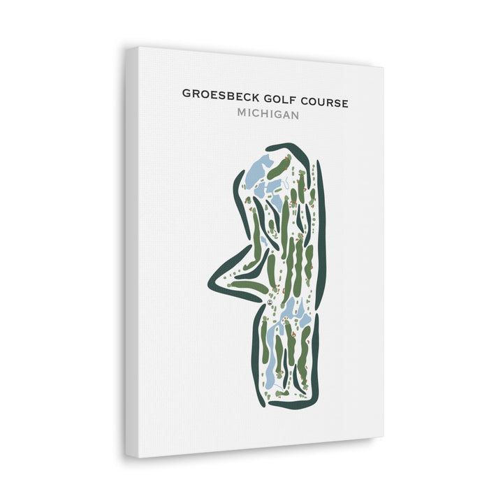 Groesbeck Golf Course, Michigan - Printed Golf Courses