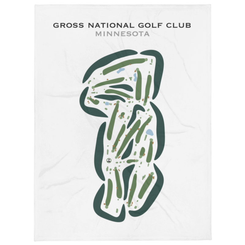 Gross National Golf Club, Minnesota - Printed Golf Courses