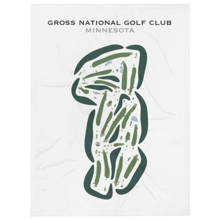 Gross National Golf Club, Minnesota - Printed Golf Courses