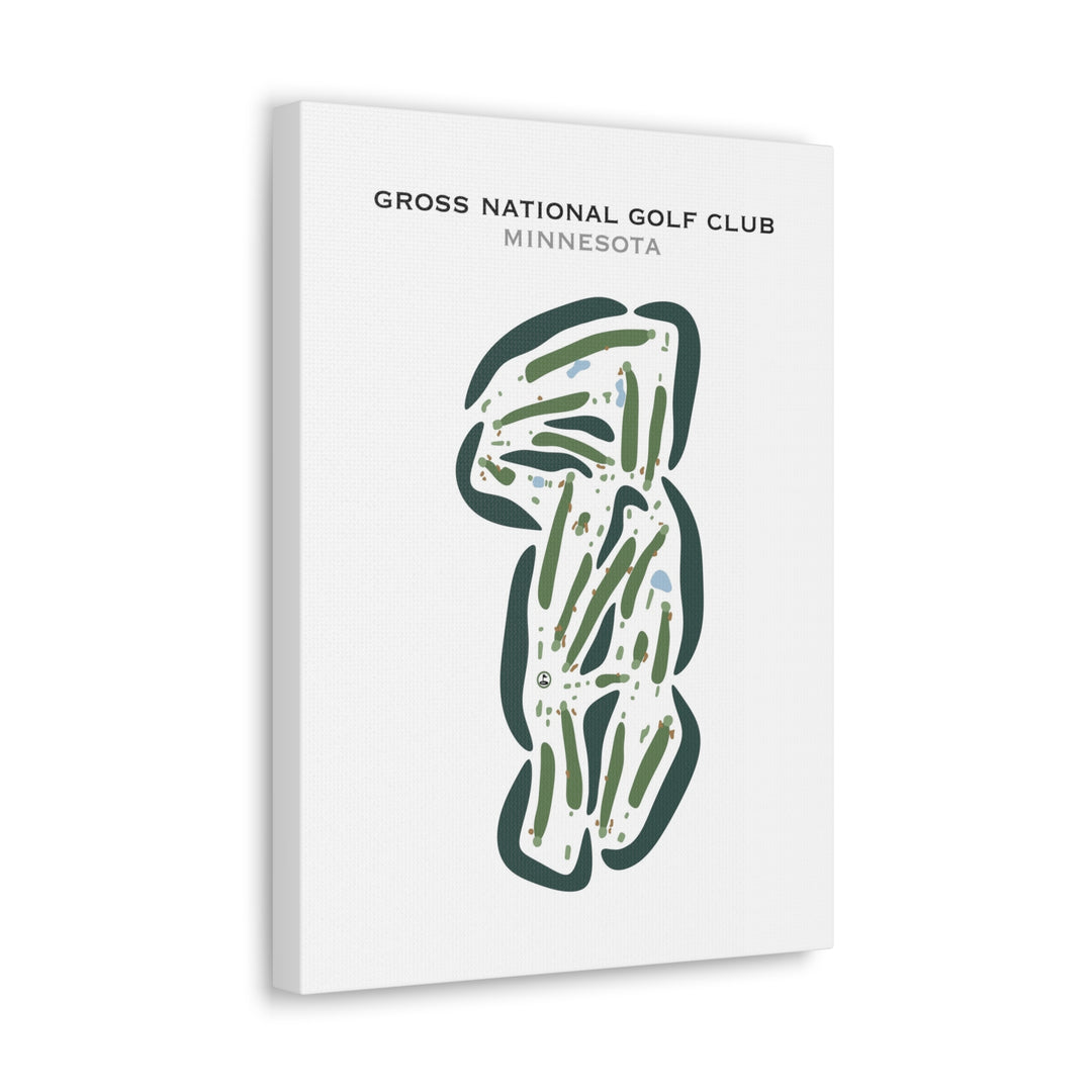 Gross National Golf Club, Minnesota - Printed Golf Courses