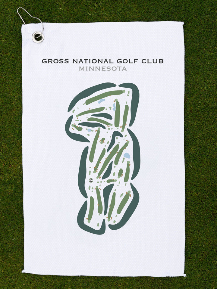 Gross National Golf Club, Minnesota - Printed Golf Courses