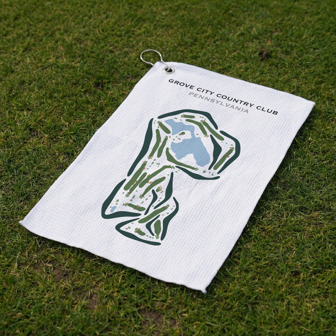 Grove City Country Club, Pennsylvania - Printed Golf Courses