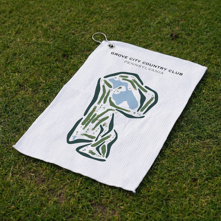 Grove City Country Club, Pennsylvania - Printed Golf Courses