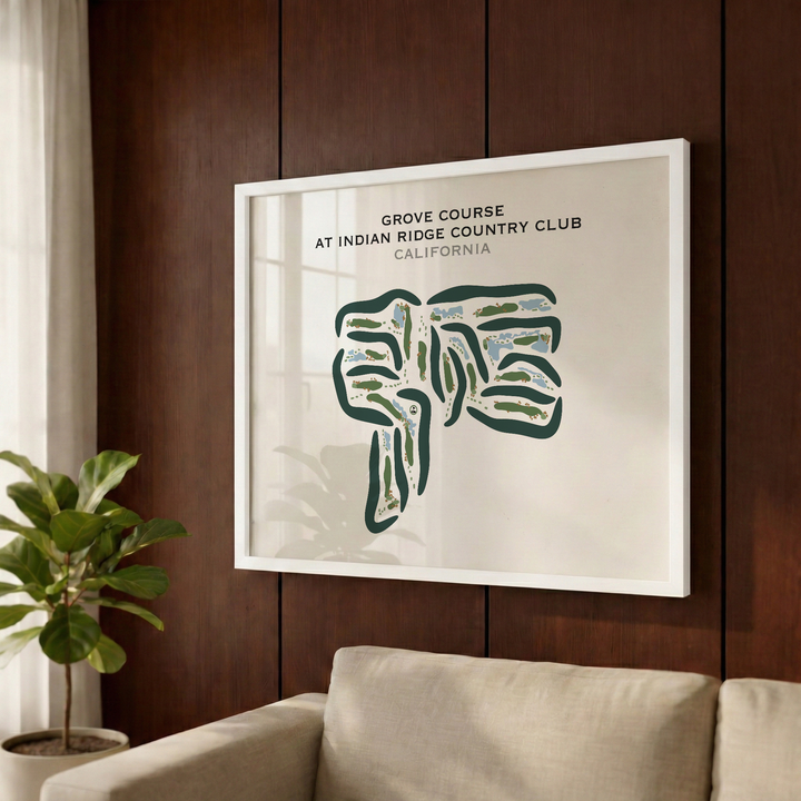 Grove Course at Indian Ridge Country Club, California - Printed Golf Courses