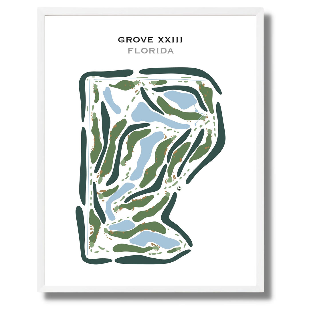The Grove Golf Club XXIII, Florida - Printed Golf Courses