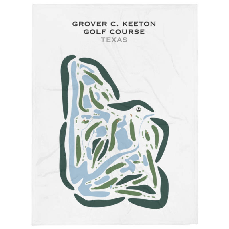 Grover C. Keeton Golf Course, Texas - Printed Golf Courses