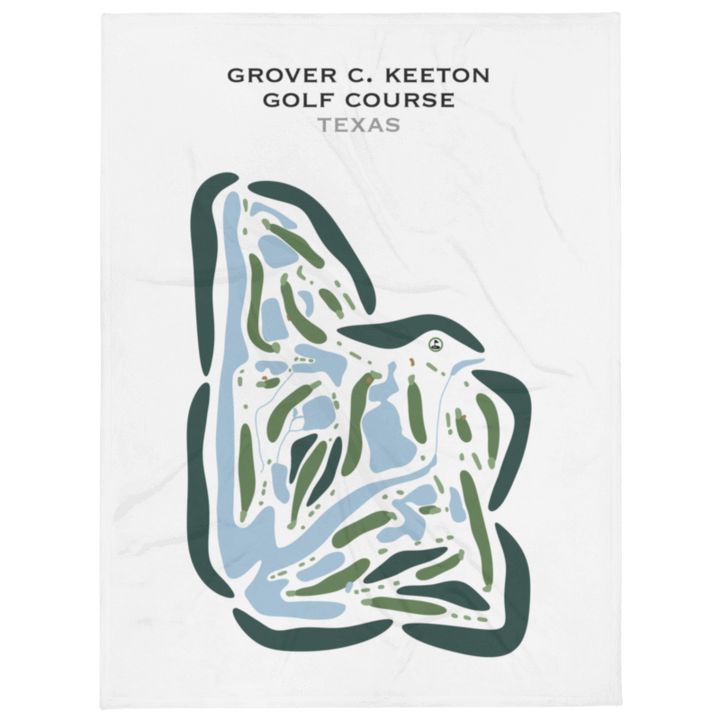 Grover C. Keeton Golf Course, Texas - Printed Golf Courses