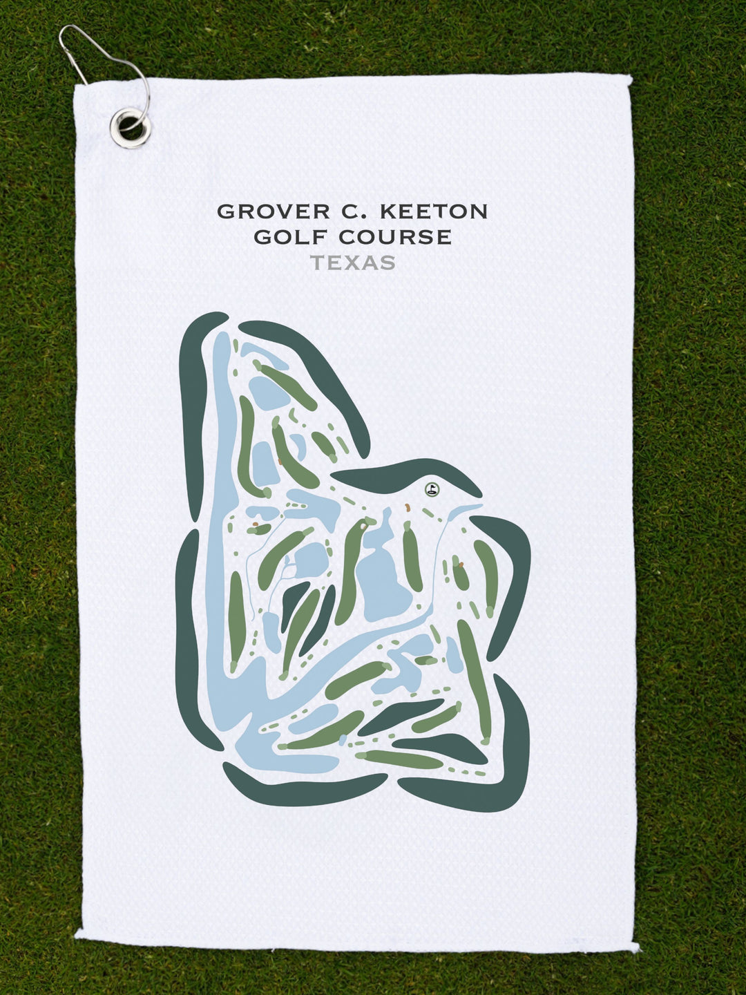 Grover C. Keeton Golf Course, Texas - Printed Golf Courses