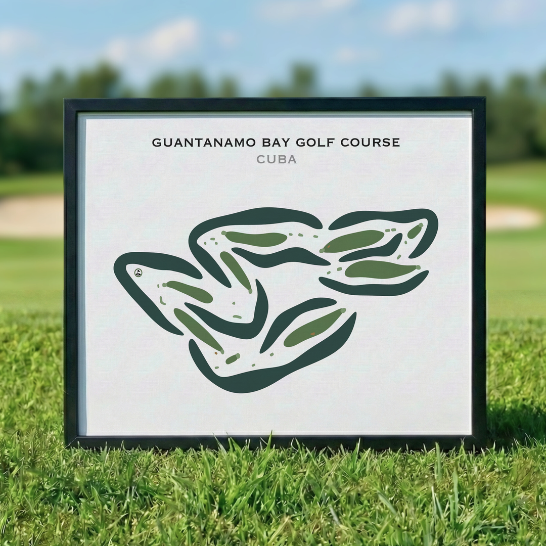 Guantanamo Bay Golf Course, Cuba - Printed Golf Courses