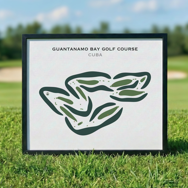 Guantanamo Bay Golf Course, Cuba - Printed Golf Courses
