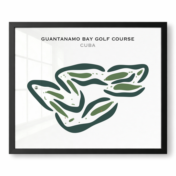 Guantanamo Bay Golf Course, Cuba - Printed Golf Courses