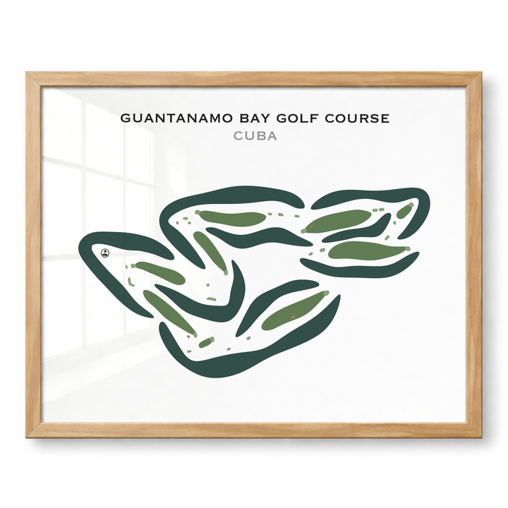 Guantanamo Bay Golf Course, Cuba - Printed Golf Courses