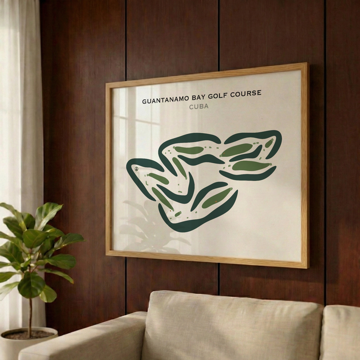 Guantanamo Bay Golf Course, Cuba - Printed Golf Courses