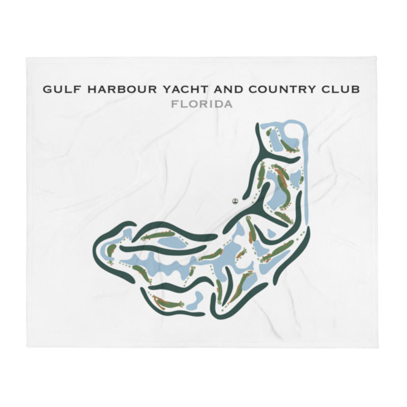 Gulf Harbour Yacht & Country Club, Florida - Printed Golf Courses