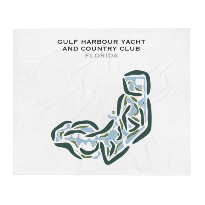 Gulf Harbour Golf & Country Club, Florida - Printed Golf Courses