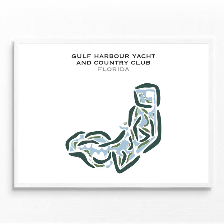 Gulf Harbour Golf & Country Club, Florida - Printed Golf Courses